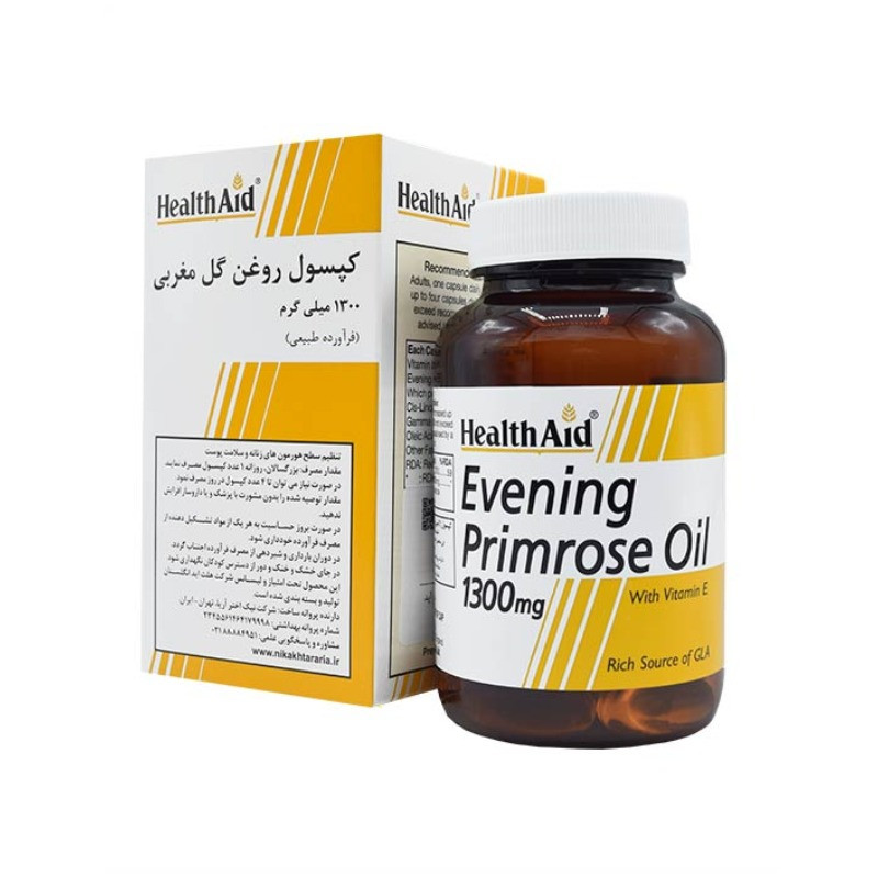 کپسول روغن گل مغربی هلث اید ۳۰ عددی